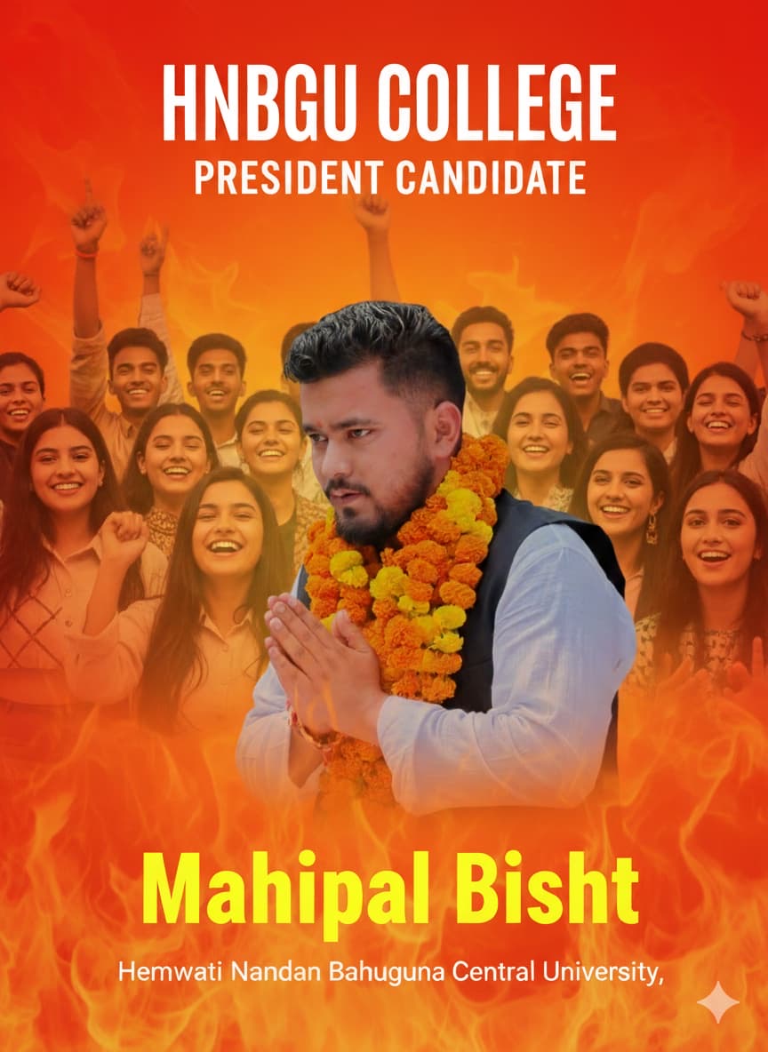 उत्तराखंड छात्र संघ चुनाव 2025: ABVP के महिपाल बिष्ट बने अध्यक्ष