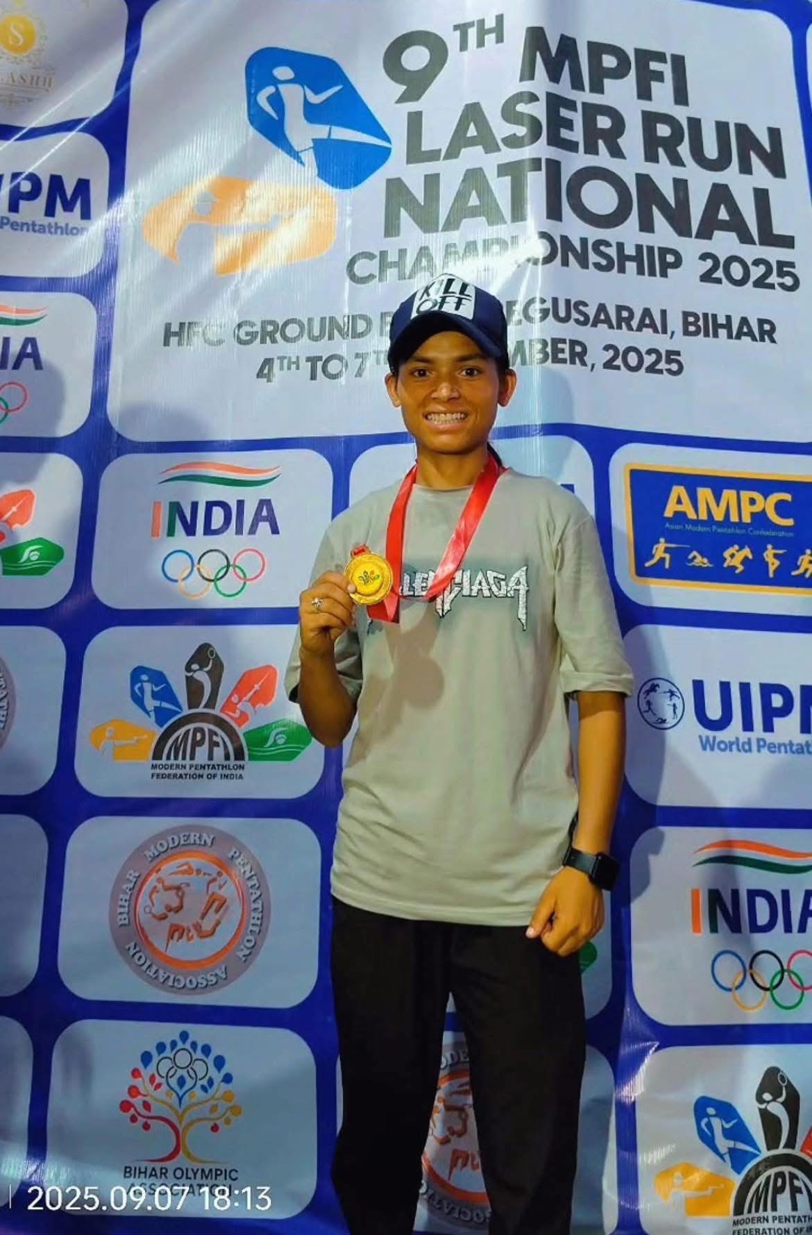 बड़ी उपलब्धि: सरोजनी कोटेरी ने जीता नेशनल गोल्ड मेडल