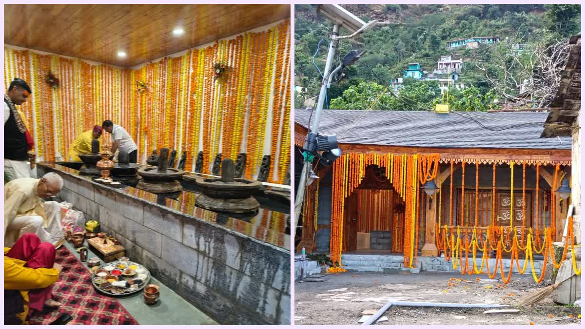 रुद्रप्रयाग में ऐतिहासिक धार्मिक आयोजन: ओंकारेश्वर मंदिर में पंचकेदार शिवलिंगों की भव्य पुनःप्रतिष्ठा