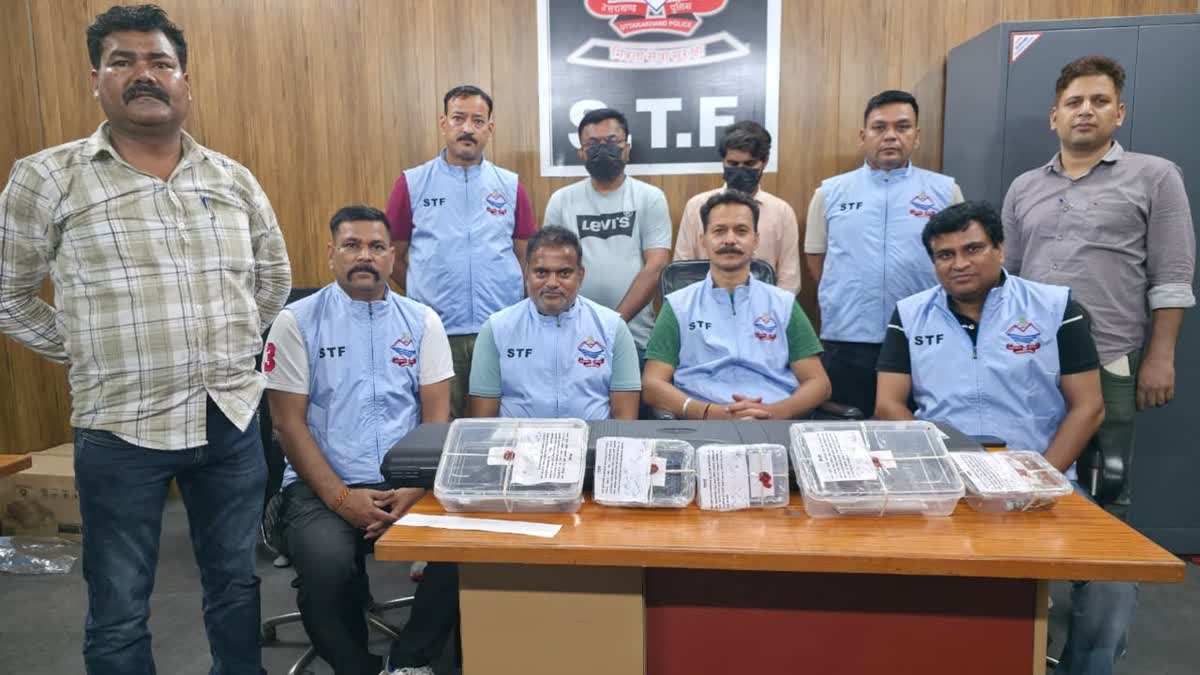फर्जी शस्त्र लाइसेंस गिरोह पर STF का शिकंजा, रुद्रपुर से दो गिरफ्तार; तीन हथियार और फर्जी लाइसेंस बरामद