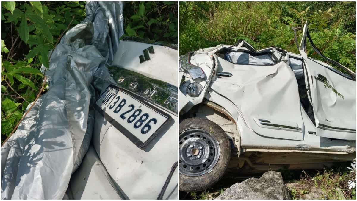 रुद्रप्रयाग में दर्दनाक सड़क हादसा: 200 मीटर गहरी खाई में गिरा वाहन, महिला समेत तीन लोग गंभीर घायल