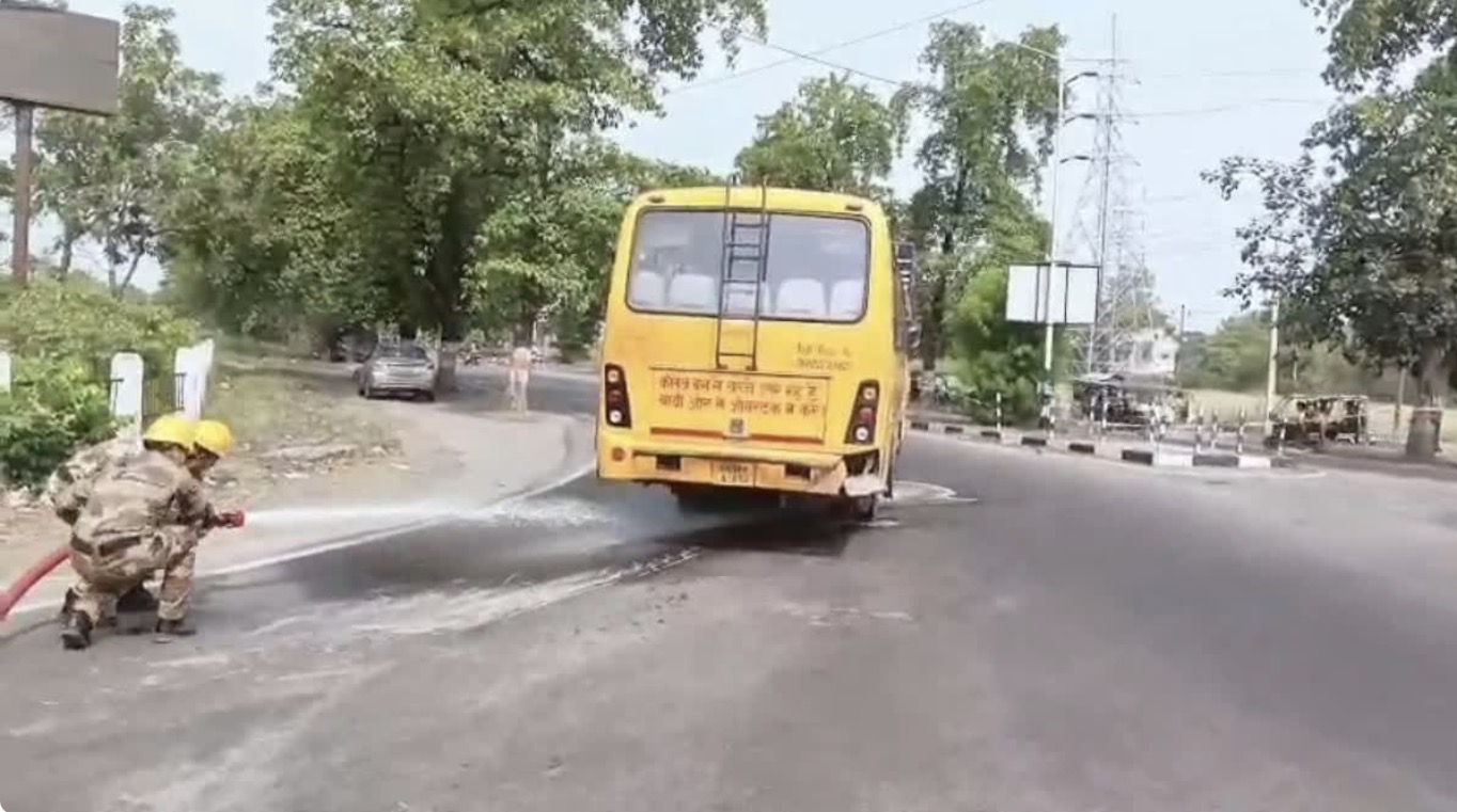हरिद्वार में टला बड़ा हादसा: छात्राओं से भरी कॉलेज बस के सीएनजी सिलेंडर से गैस लीक, मची अफरा-तफरी