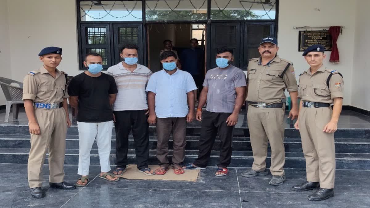 लक्सर में एंटी माइनिंग टीम पर हमले के चार आरोपी गिरफ्तार, अवैध खनन पर कार्रवाई से बौखलाकर किया था हमला