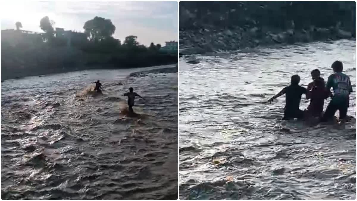 देहरादून में बड़ा हादसा टला: जाखन नदी के तेज बहाव में बह रही 12 वर्षीय बच्ची को सेना के जवान और तीन युवकों ने बचाया