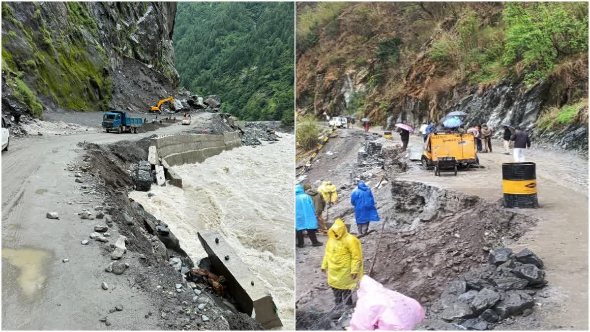 उत्तरकाशी: गंगोत्री हाईवे पर सुरक्षा कार्यों की गुणवत्ता पर उठे सवाल, सोनगाड़ में 50 मीटर दीवार नदी में बही