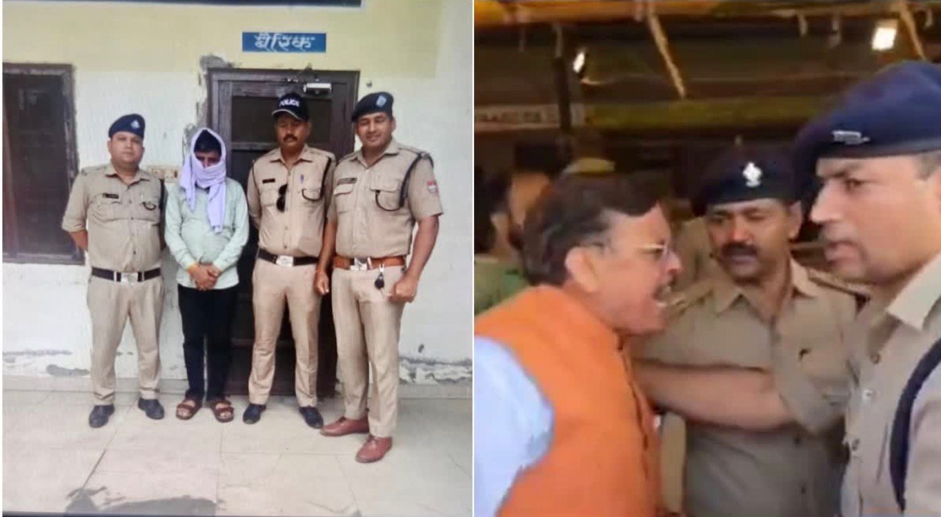 किच्छा मतगणना परिसर में हंगामा, विधायक तिलक राज बेहड़ से धक्का-मुक्की और थप्पड़ मारने का आरोप; 30 हिरासत में