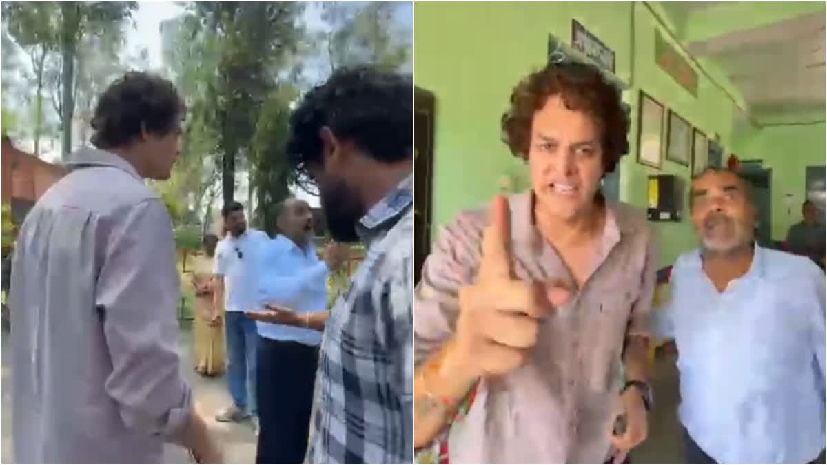 कालाढूंगी के अटल आदर्श विद्यालय में सुविधाओं पर उठे सवाल, निरीक्षण के दौरान हुआ विवाद